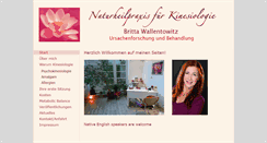 Desktop Screenshot of kinesiologie-wallentowitz.de
