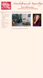 Mobile Screenshot of kinesiologie-wallentowitz.de